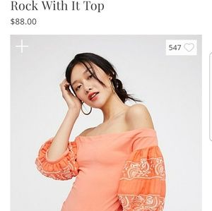 Free People off the shoulder top